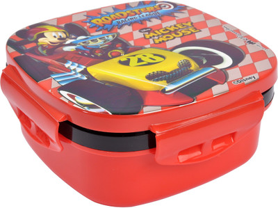 

Rishabh Cookie Disney 1 Containers Lunch Box(600 ml), Cherry red