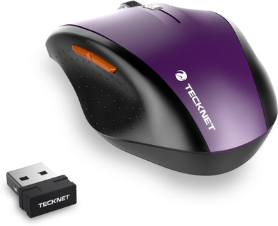 

Tecknet M002 Wireless Optical Gaming Mouse(2.4GHz Wireless, Purple)