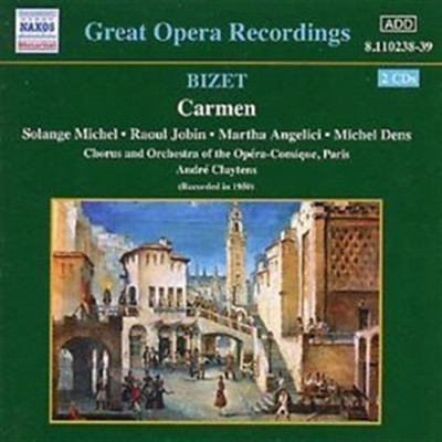 

Carmen (Cluytens, Opera-comique Paris Chorus and Orchestra) Import Audio CD Standard Edition(English - Various)