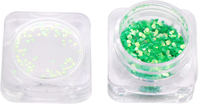

Ear Lobe & Accessories Personal/Professional super nail Art Glitter shimmer Green NO=6(Green)