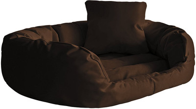 

petitude pet store BR052 XL Pet Bed(Brown)