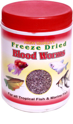 toya Freeze Dried Blood Worms Mealworm Dry Fish Food available at flipkart for Rs.499