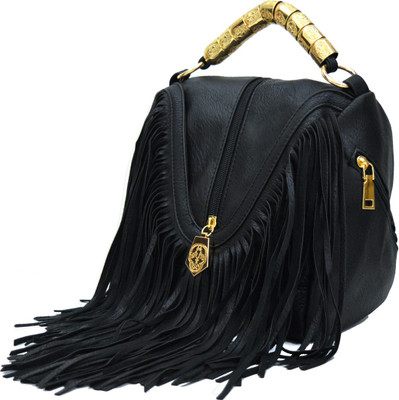 

AGINOS Women Casual Black PU, Leatherette Sling Bag