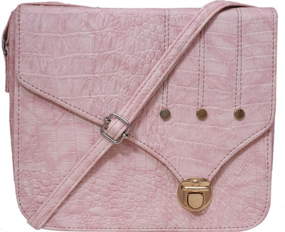 

Fristo Women Casual Pink PU Sling Bag