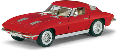

Kinsmart 5'' Pull Back Action 1963 Corvette Sting Ray Car Toys for Kids from Smiles Creation (Multicolor)(Multicolor)