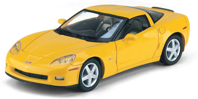 

Kinsmart 1:36 Scale 2007 Chevrolet Corvette Z06 Pull Back Action Car(Multicolor)