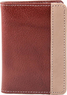 

Southpole Fashions Men Tan Genuine Leather Card Holder(20 Card Slots)