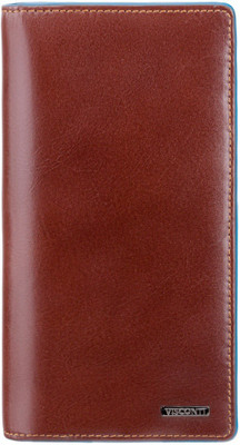 

Visconti Men Brown Genuine Leather Wallet(16 Card Slots), Italian brown