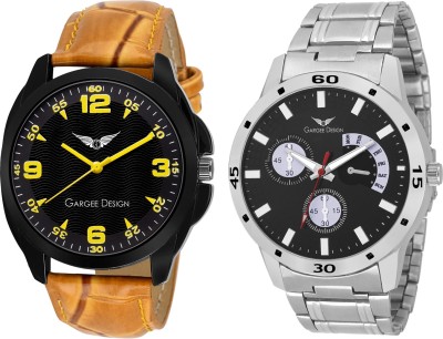 Gargee Design New 1124-BK Combo Lavish festive gift in wrist watches Watch  - For Men   Watches  (Gargee Design)