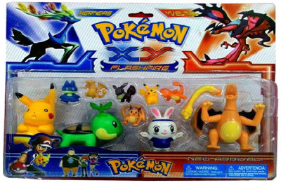 

Krypton XY Series PokeyMon Character Toy 10 pcs multi Pokey toy(Multicolor)