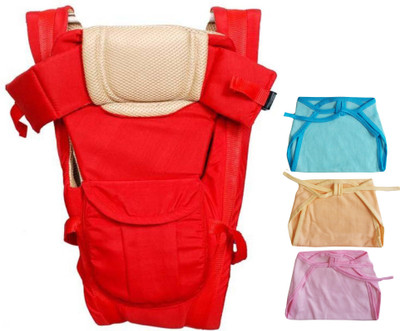 

Welo High Quality Carrier for Baby with Strong Belt 4 in 1 Position(Red)