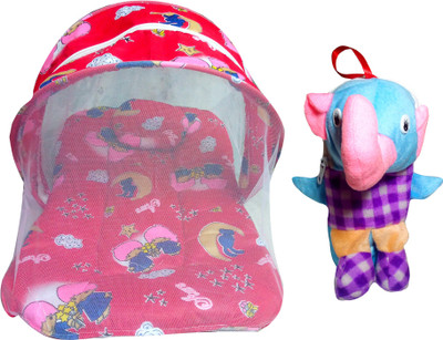 

Welo High Quality Baby Bed cum Net with Chain Opening to Protect from Mosquito(Multicolor)