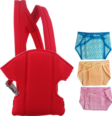 

Welo High Quality Carrier for Baby with Strong Belt 4 in 1 Position(Red)