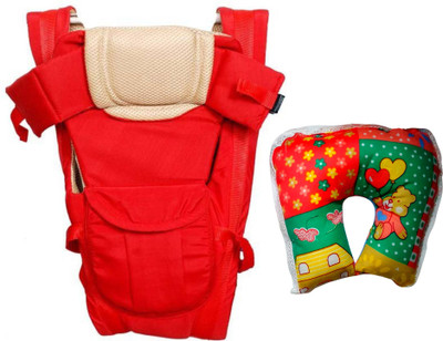 

Welo High Quality Carrier for Baby with Strong Belt 4 in 1 Position(Red)