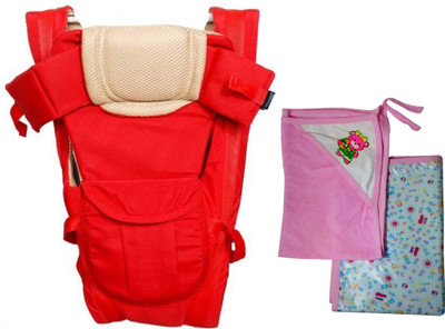 Welo High Quality Carrier for Baby with Strong Belt 4 in 1 Position(Red)