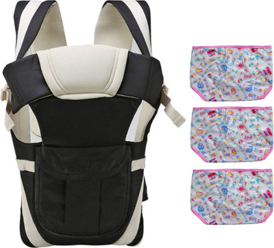 

Welo High Quality Carrier for Baby with Strong Belt 4 in 1 Position(Black)