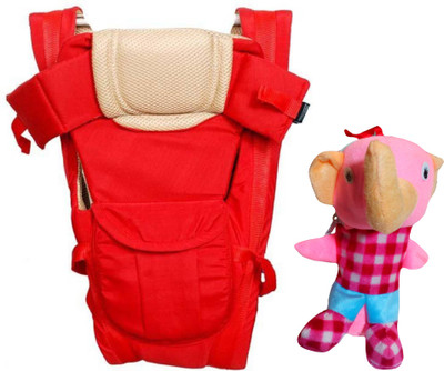 

Welo High Quality Carrier for Baby with Strong Belt 4 in 1 Position(Red)