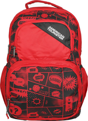 

American Tourister Doodle 03 35 L Backpack(Red, Black)