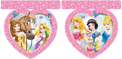 

Disney Princess Die-Cut Banner(3.5 ft, Pack of 2)