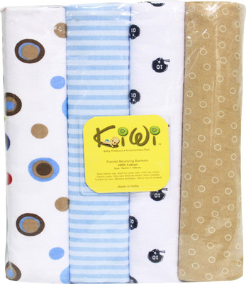 

Kiwi Printed  Swadding Baby Blanket(Microfiber, Multicolor