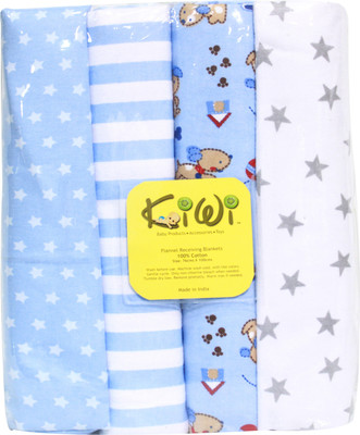 

Kiwi Printed  Swadding Baby Blanket(Microfiber, Multicolor