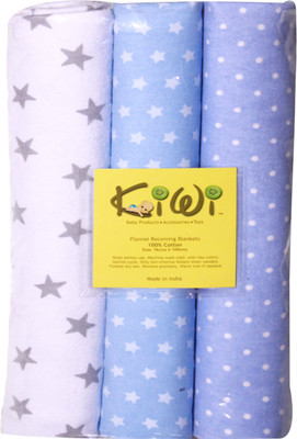 

Kiwi Printed  Swadding Baby Blanket(Microfiber, Multicolor