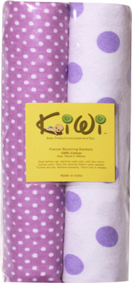 

Kiwi Printed  Swadding Baby Blanket(Microfiber, Multicolor