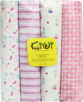

Kiwi Printed  Swadding Baby Blanket(Microfiber, Multicolor
