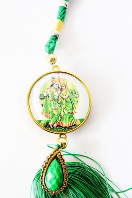 Laps of Luxury Radha Krishan GD421 Car Hanging Ornament(Pack of 1)