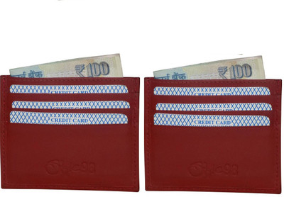 

Style 98 Fashion/Travel 6 Card Holder(Set of 2, Red)