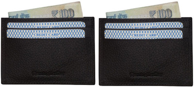 

Style 98 Fashion/Travel 3 Card Holder(Set of 2, Black)