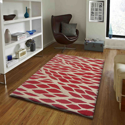 PRESTO BAZAAR Multicolor Polyester Area Rug(3 ft,  X 5 ft, Rectangle)