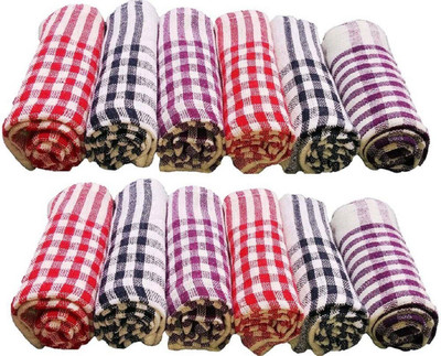 

Bruzone New Multipurpose Table Wipe Dry Cotton Cleaning Cloth(Pack of 12)