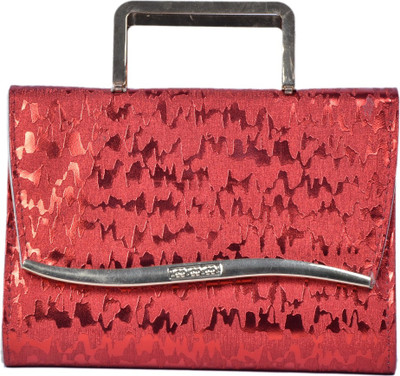 

Jewels Nation Casual Red Clutch