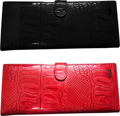 

Lady bar Casual Red, Black Clutch, Black;red