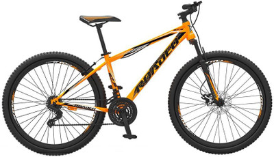 

Hercules Roadeo Hardliner 27.5" - Disc (New) 27.5 T Mountain/Hardtail Cycle(21 Gear, Multicolor), Matte black;orange