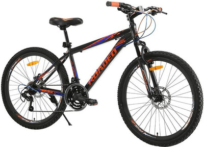 

Hercules Roadeo HT A75 26" Medium - Dual Disc (New) 26 T Mountain/Hardtail Cycle(21 Gear, Multicolor), Charcoal grey;pitch black