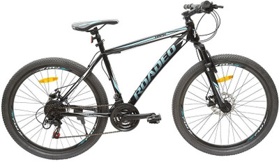 

Hercules Roadeo Hank 26" Large - Dual Disc (New) 26 T Mountain/Hardtail Cycle(21 Gear, Multicolor), Glossy blue;pitch black