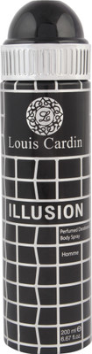 

Louis Cardin Louis Cardin Illusion Homme Perfumed Deodorant Body Spray 200ml Body Spray - For Men(200 ml)