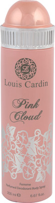 

Louis Cardin Pink Cloud Perfumed Femme Deodorant Body Spray 200ml Body Spray - For Women(200 ml)