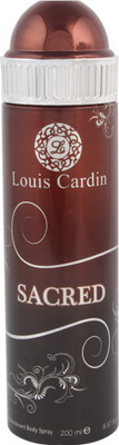 

Louis Cardin Sacred Perfumed Deodorant Body Spray 200ml Body Spray - For Men(200 ml)