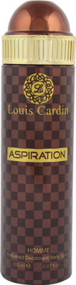 

Louis Cardin Louis Cardin Aspiration Homme Perfumed Deodorant Body Spray 200ml Body Spray - For Men(200 ml)