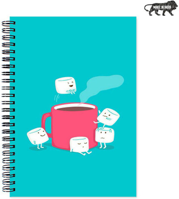 

VenTechno A5 Diary(VT Designer Wirebound Ruled Paper Sheets Personal and Office Stationary Notebooks Diary, Multicolor)