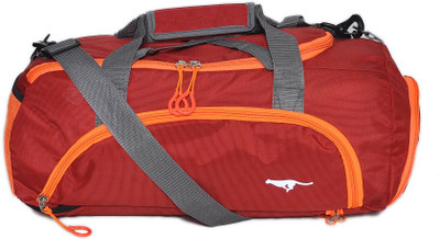 

Gene MN-0291-REDORG Travel Duffel Bag(Maroon, Orange)