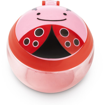 

Skip Hop Baby Zoo Little Kid and Toddler Snack Cup with Snap Top Lid and No Spill Opening, Multi, Livie Ladybug - Rubber/Plastic(Multicolor)