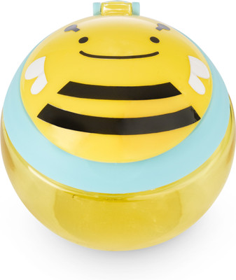 

Skip Hop Baby Zoo Little Kid and Toddler Snack Cup with Snap Top Lid and No Spill Opening, Multi, Brooklyn Bee - Rubber/Plastic(Multicolor)