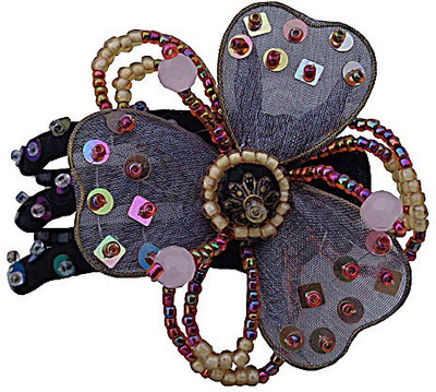 

Trendeela.com Feriha Handmade Stylish Hair Claw(Grey)