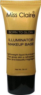 Silky Soft Cream Born To Glow Illuminator Makeup Base Highlighter(Gold)