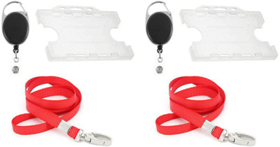 

TheFlauntStore Plastic ID Badge Holder(Pack of 6)