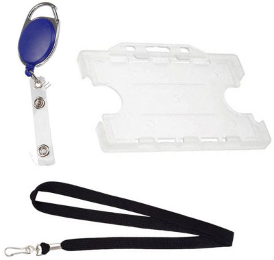 

TheFlauntStore Plastic ID Badge Holder(Pack of 3)